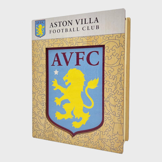 Official Football Crest Wooden Jigsaw Puzzle