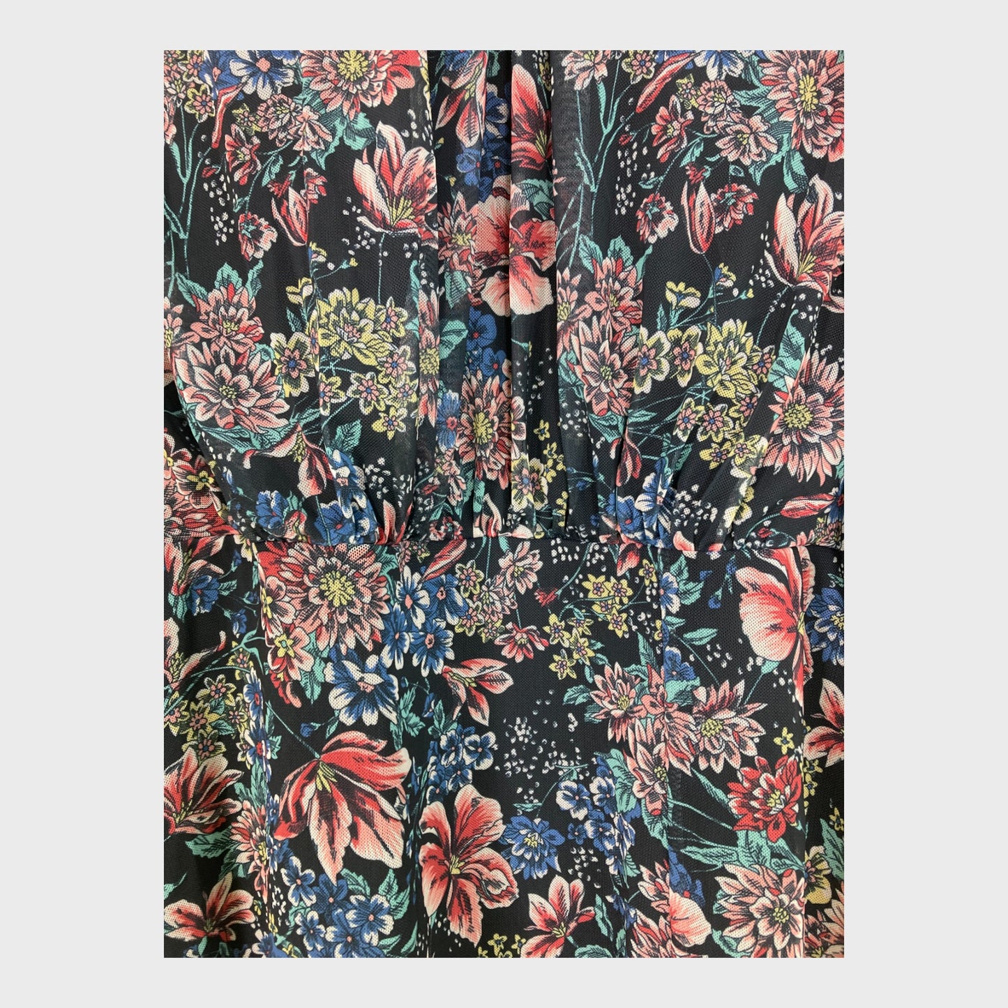 Women's Long Floral Print Dress