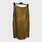 Womens Gold Skirt