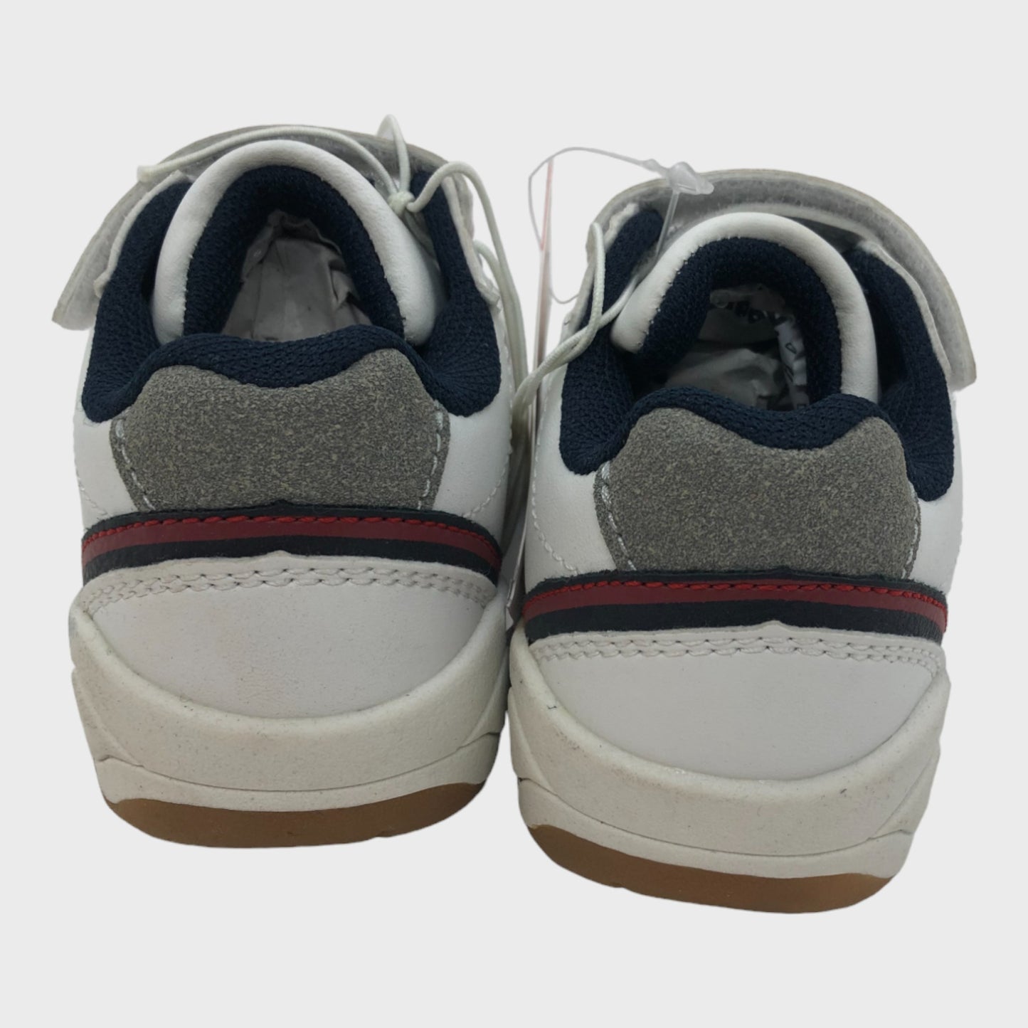 Kids Faux Leather and Suede Trainers