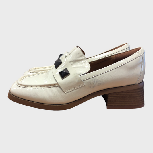 Womens Cream Loafers