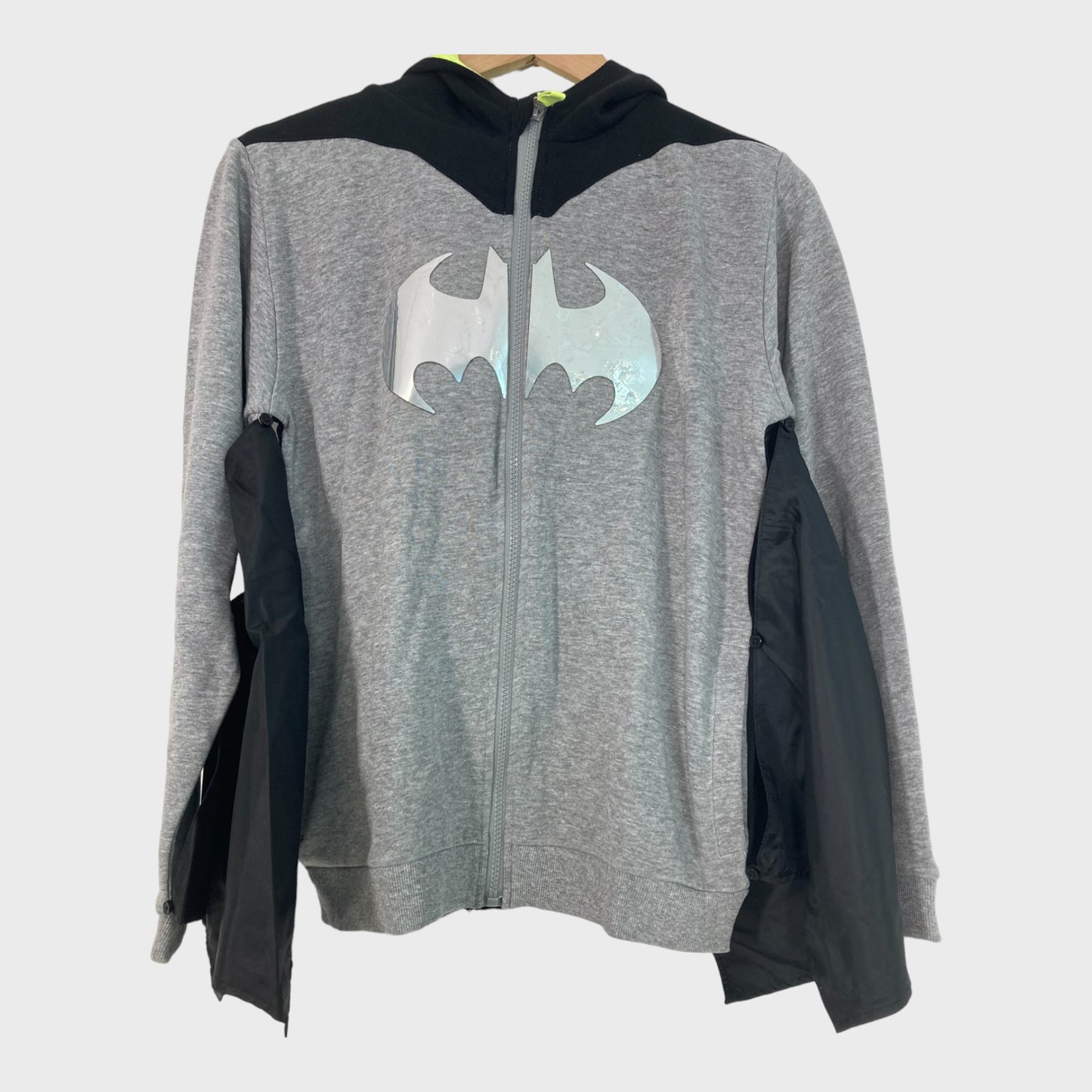 Boys Batman Hoodie With Hooded Mask And Detachable Wings