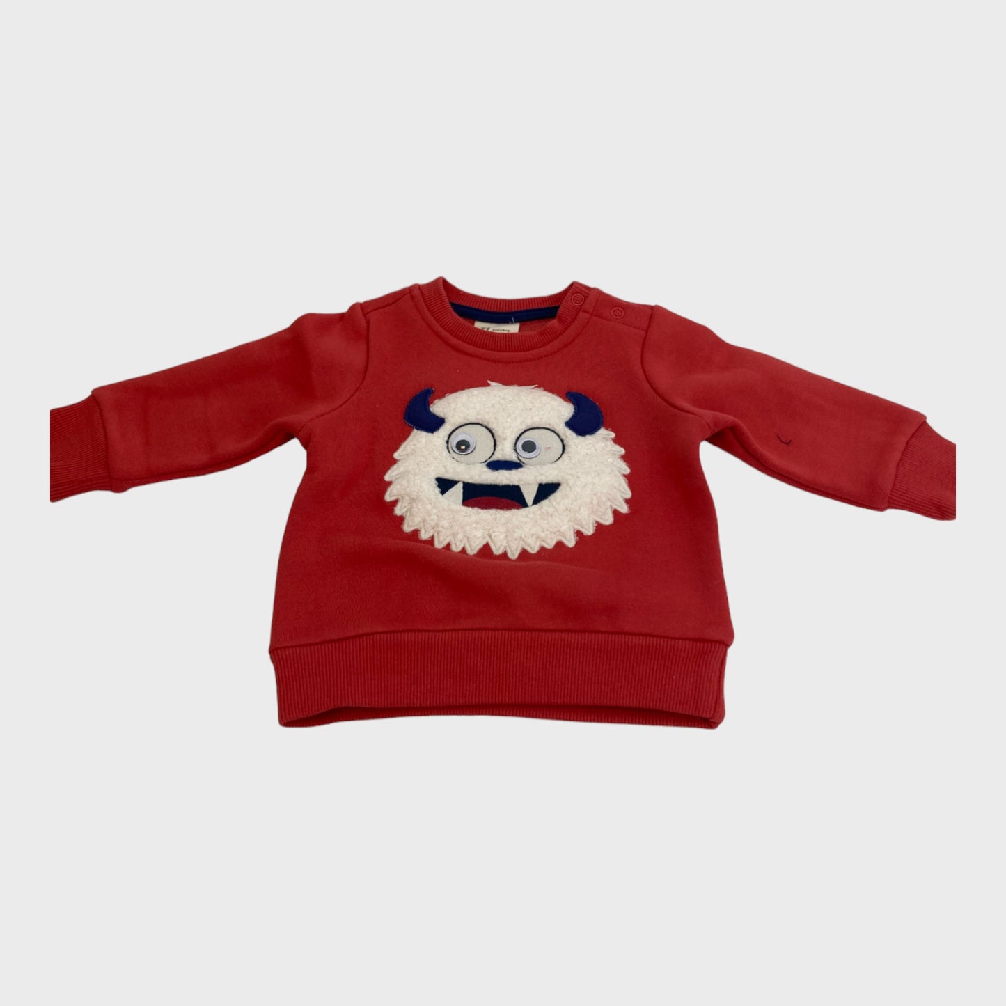 Kids Red Monster Sweatshirt