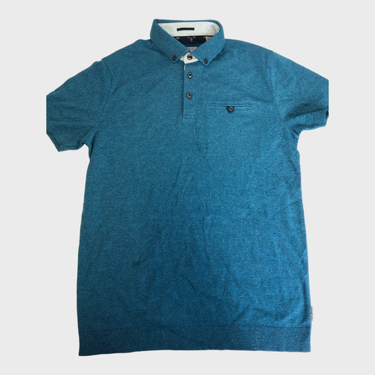 Designer Teal Polo Shirt