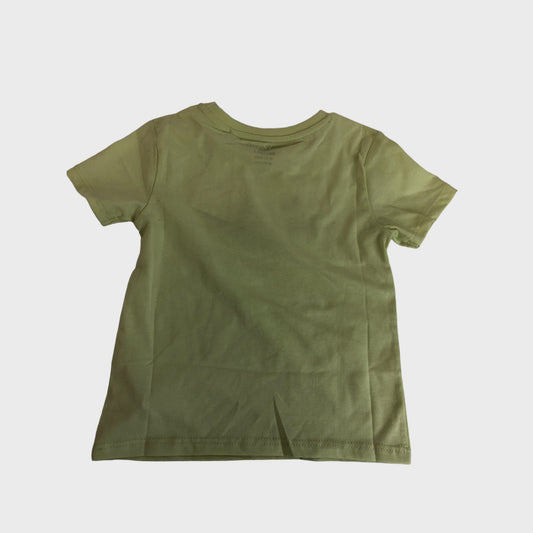Kids Green T-Shirt with 'The Wild Club' Print