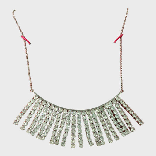 DESIGNER Necklace with Crystal Detail