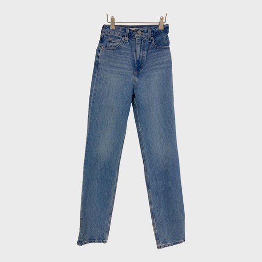 Branded 70's High Slim Straight Jeans