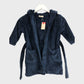 Kids Navy Hooded Dressing Gown