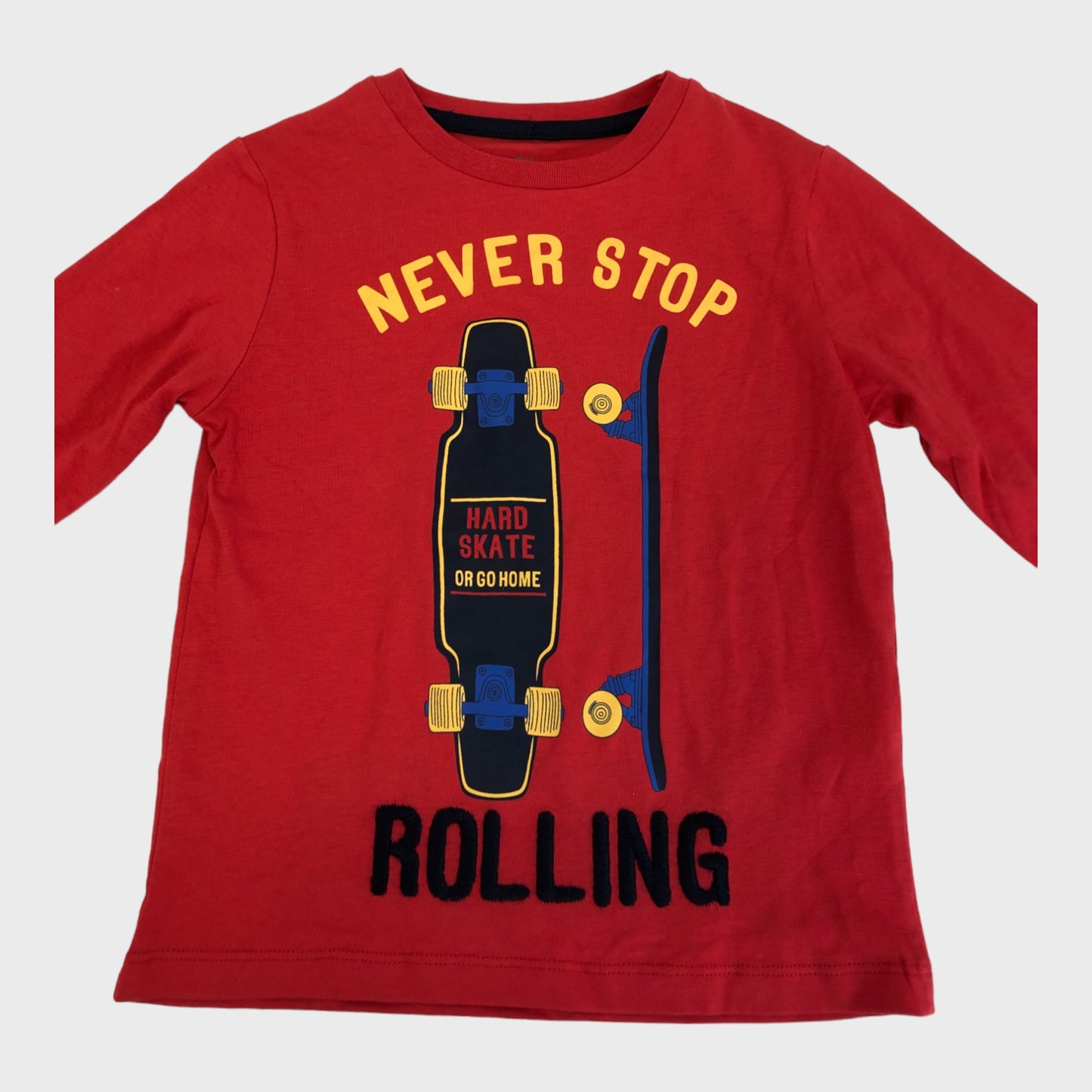 Kid's 'Never Stop Rolling' Skateboard T-Shirt