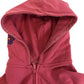 Pink Zip Up hooded Dress