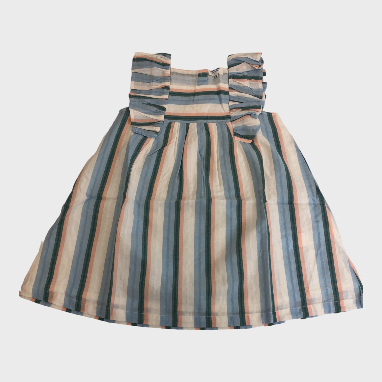Girl's Pastel Striped Summer Dress
