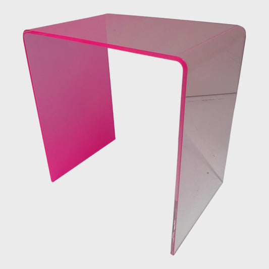 Pink Ombre Acrylic Table
