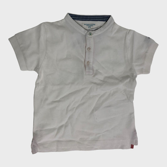 Kid's Grandad Collar Polo Shirt