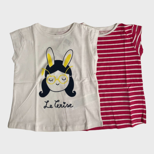 Kid's Rabbit T-Shirts - Two Pack