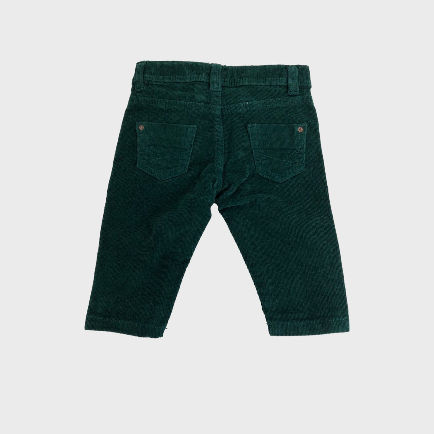 Kid's Green Corduroy Trousers