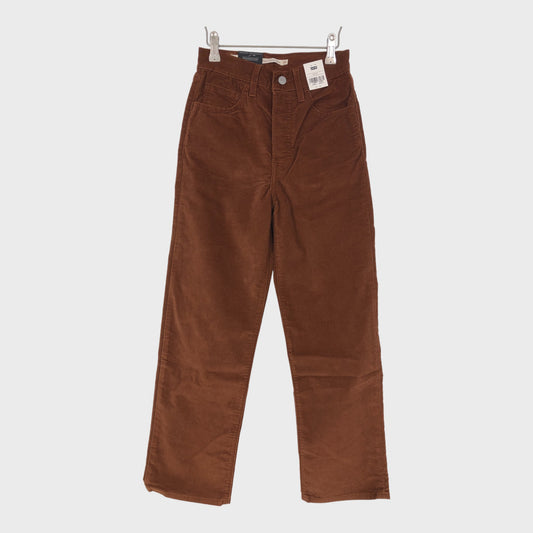 Branded Brown Velvet Trousers