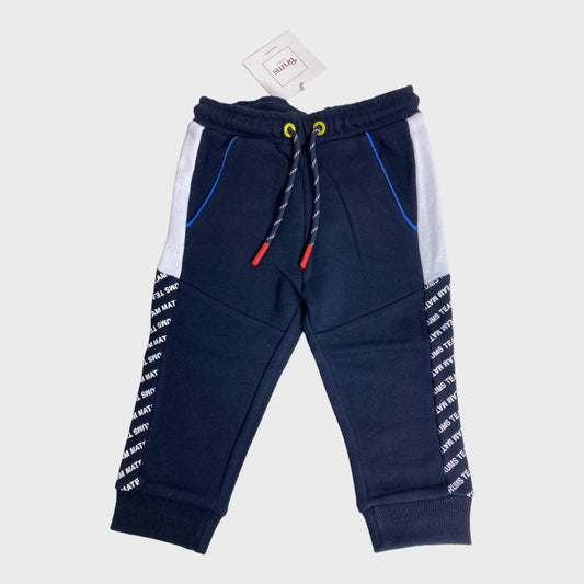 Kids 'Brums Milano' Text Detail Joggers
