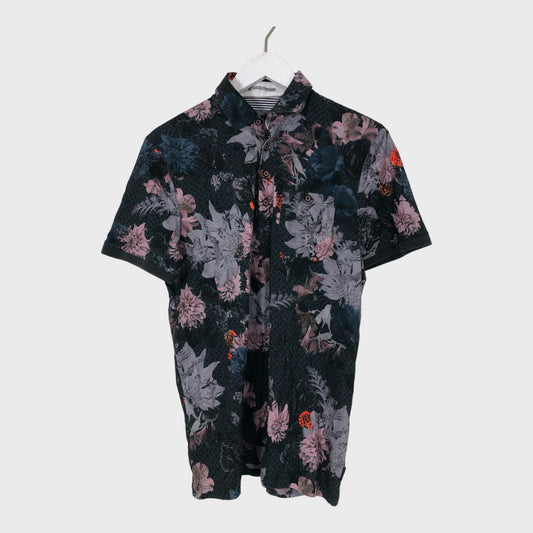 Designer Floral Polo Shirt