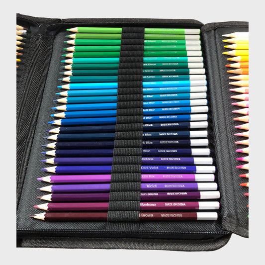 72 Coloured Pencils - Blending Effect with Water