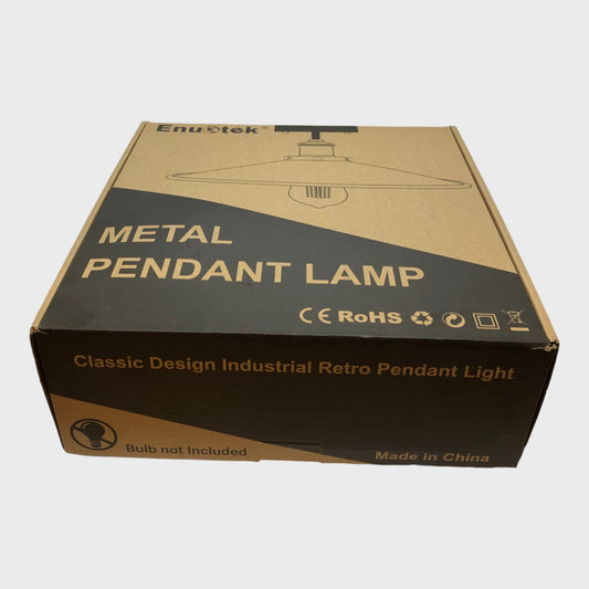 Metal Pendant Lamp - Black