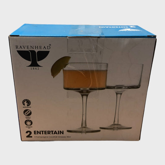 Two Champagne Glasses - 30cl