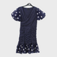 Womens Navy Blue Polka Dot Dress Size 6