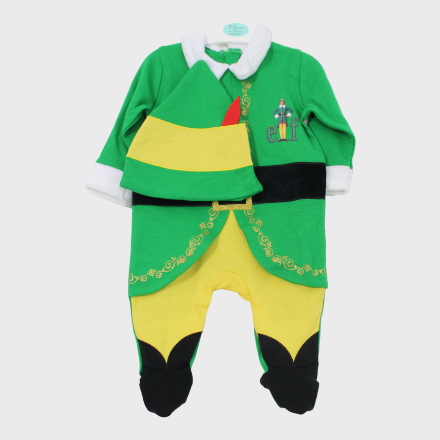 Baby Elf Christmas Outfit