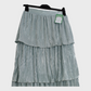 Womens Mint Tiered Skirt